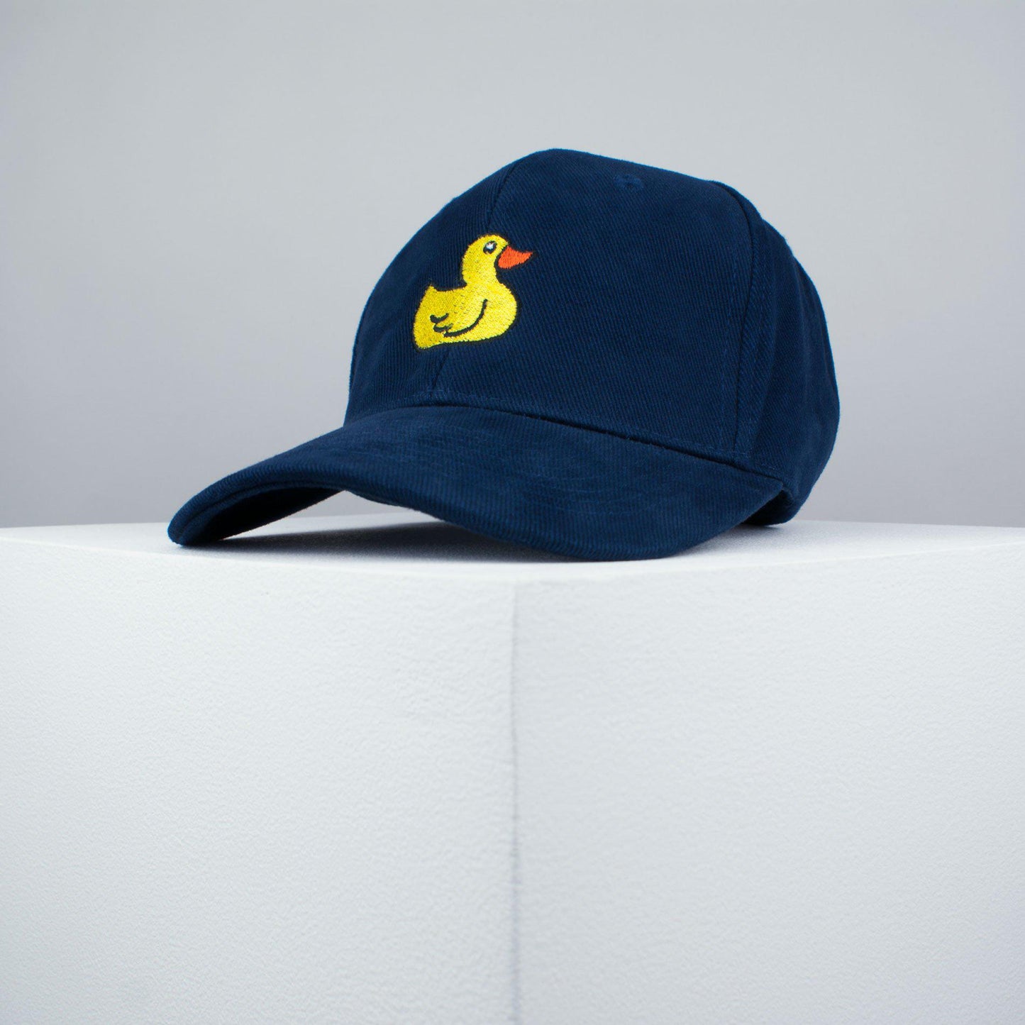 Rubber duck embroidered baseball cap navy / animal / patches / duck / embroidery / patch / hat / dad hat / cap / iron on patch / embroidered patch / badge / applique / embroidered / punk patches / trucker hat / snapback / caps / dad hats / baseball hat / mens hat / womens hat / embroidered hat / dad cap / embroidered cap / website 2