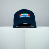 Santa Cruz embroidered baseball cap navy / California / retro / vintage / beach / tree / embroidery / patch / dad / hat / cap / clothing // Hatty Hats / iron on patch / dad hat embroidered patch / badge / applique / embroidered / punk patches / trucker hat / snapback / caps / dad hats / baseball hat / mens hat / womens hat / embroidered hat / dad cap / embroidered cap