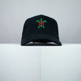 Sea Turtle embroidered baseball cap black / ocean / beach / animal / turtles / embroidery / patch / hat / dad hat / cap / iron on patch / embroidered patch / badge / applique / embroidered / punk patches / trucker hat / snapback / caps / dad hats / baseball hat / mens hat / womens hat / embroidered hat / dad cap / embroidered cap
