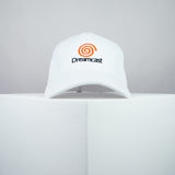 Sega Dreamcast embroidered baseball cap white / gamer / gaming / retro video games / embroidery / patch / hat / dad hat / cap / iron on patch / embroidered patch / badge / applique / embroidered / punk patches / trucker hat / snapback / caps / dad hats / baseball hat / mens hat / womens hat / embroidered hat / dad cap / embroidered cap