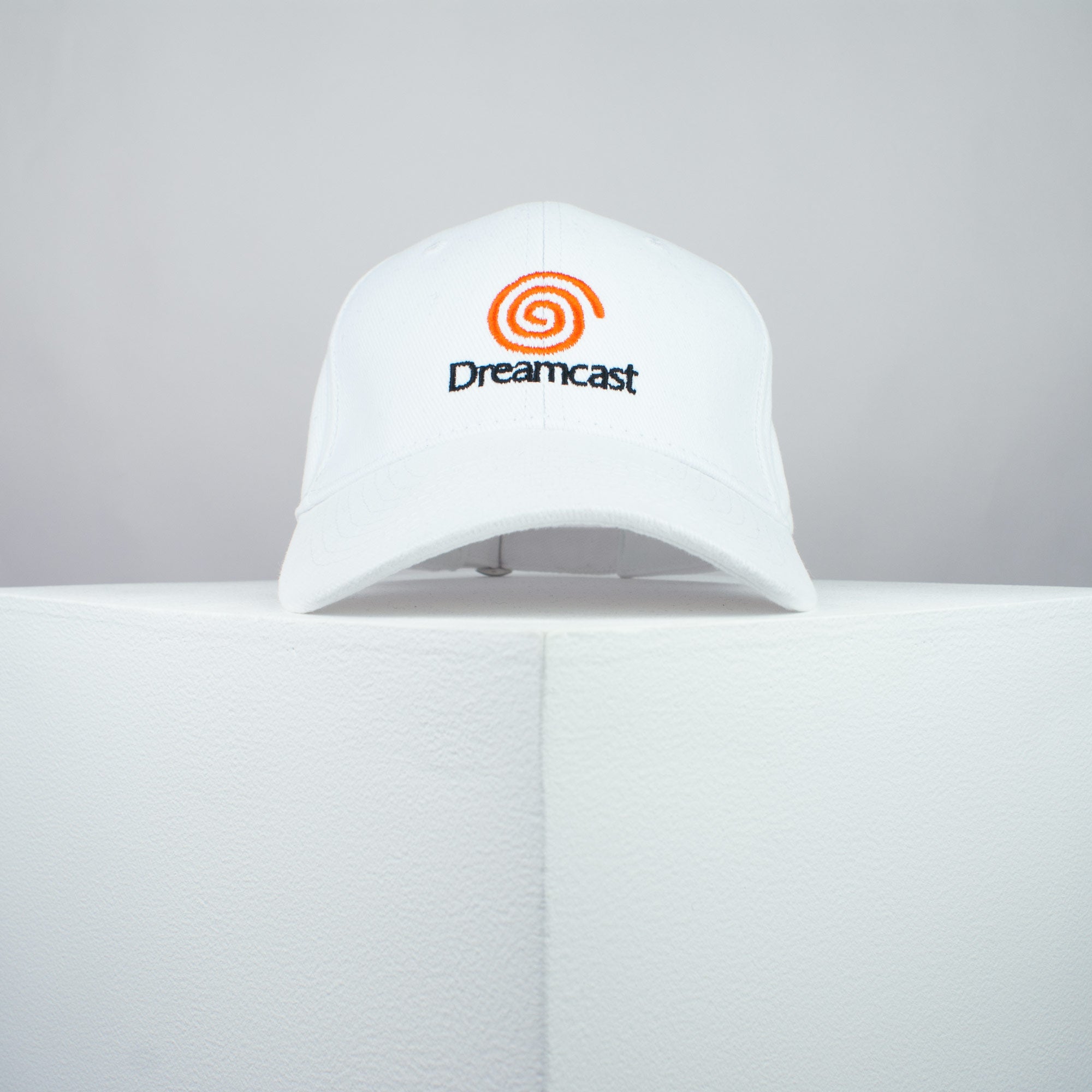 Sega Dreamcast embroidered baseball cap white / gamer / gaming / retro video games / embroidery / patch / hat / dad hat / cap / iron on patch / embroidered patch / badge / applique / embroidered / punk patches / trucker hat / snapback / caps / dad hats / baseball hat / mens hat / womens hat / embroidered hat / dad cap / embroidered cap