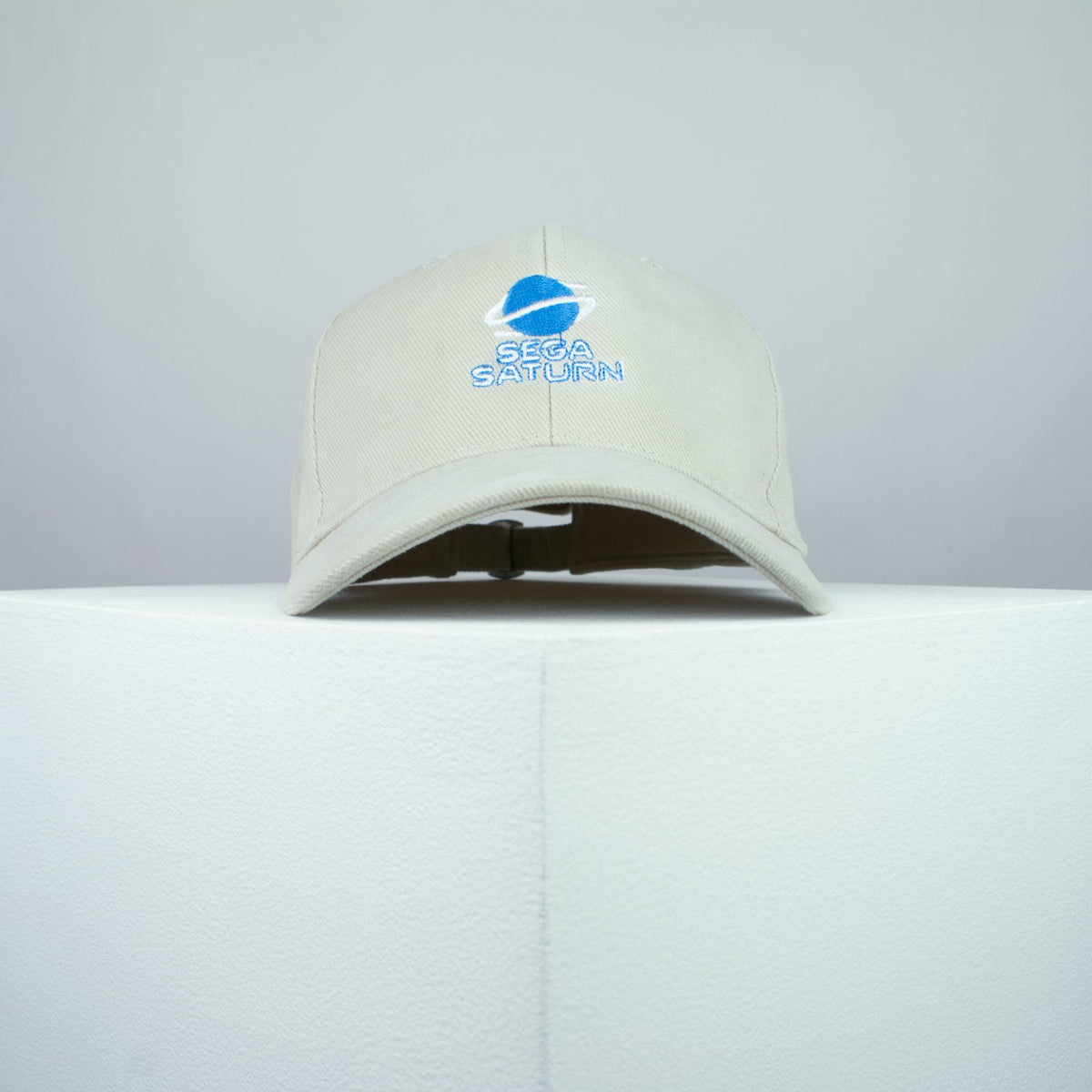 Sega Saturn embroidered baseball cap beige / gamer / gaming / retro video games / embroidery / patch / hat / dad hat / cap / iron on patch / embroidered patch / badge / applique / embroidered / punk patches / trucker hat / snapback / caps / dad hats / baseball hat / mens hat / womens hat / embroidered hat / dad cap / embroidered cap