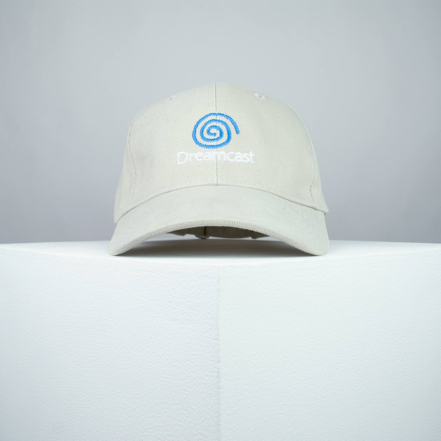 Sega Dreamcast embroidered baseball cap beige / gamer / gaming / retro video games / embroidery / patch / hat / dad hat / cap / iron on patch / embroidered patch / badge / applique / embroidered / punk patches / trucker hat / snapback / caps / dad hats / baseball hat / mens hat / womens hat / embroidered hat / dad cap / embroidered cap