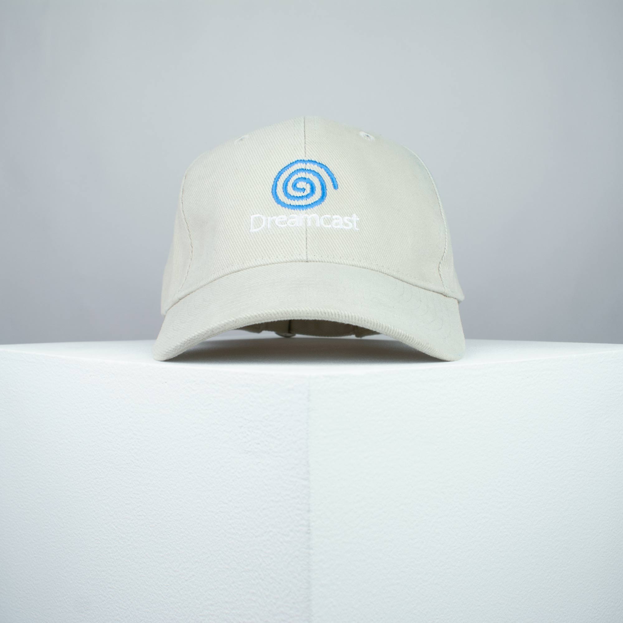 Sega Dreamcast embroidered baseball cap beige / gamer / gaming / retro video games / embroidery / patch / hat / dad hat / cap / iron on patch / embroidered patch / badge / applique / embroidered / punk patches / trucker hat / snapback / caps / dad hats / baseball hat / mens hat / womens hat / embroidered hat / dad cap / embroidered cap