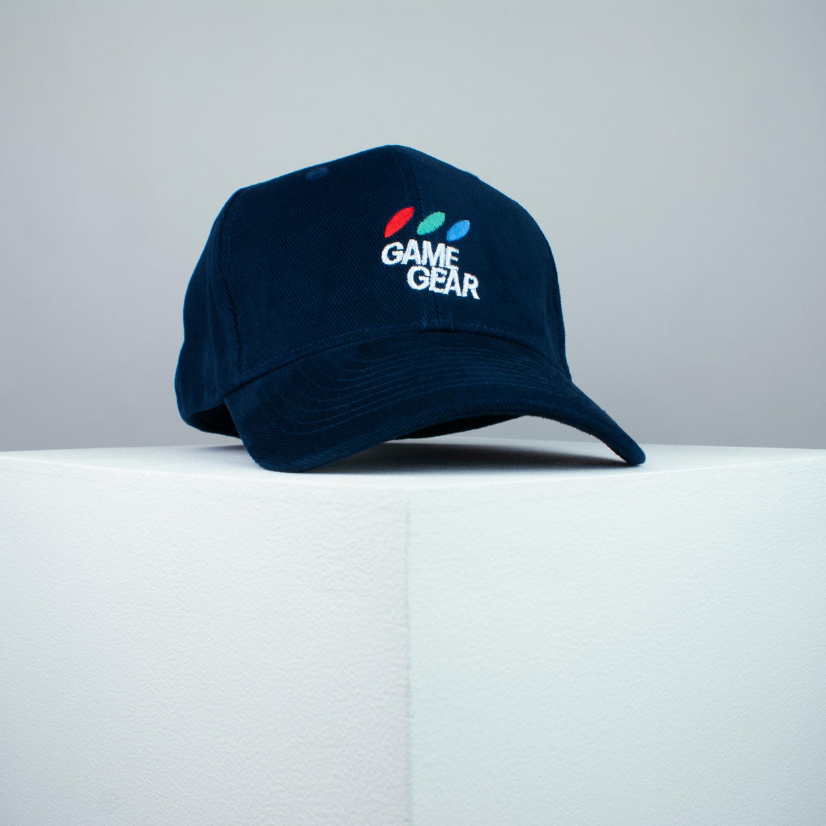 Sega Game Gear embroidered baseball cap navy blue / gamer / gaming / retro video games / embroidery / patch / hat / dad hat / cap / iron on patch / embroidered patch / badge / applique / embroidered / punk patches / trucker hat / snapback / caps / dad hats / baseball hat / mens hat / womens hat / embroidered hat / dad cap / embroidered cap 1