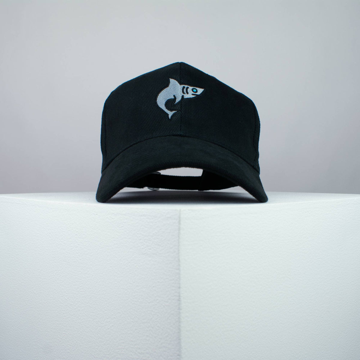 Shark embroidered baseball cap black / ocean / baby / animal / sharks / embroidery / patch / hat / dad hat / cap / iron on patch / embroidered patch / badge / applique / embroidered / punk patches / trucker hat / snapback / caps / dad hats / baseball hat / mens hat / womens hat / embroidered hat / dad cap / embroidered cap