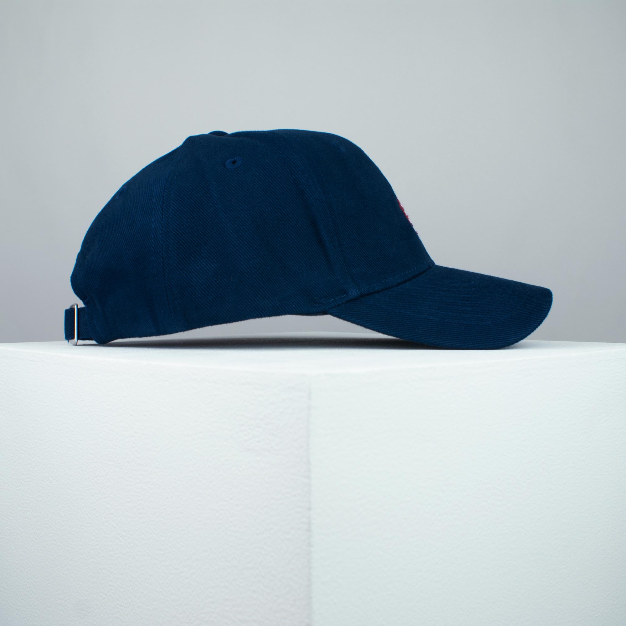 Strawberry embroidered baseball cap navy blue / vegan / gift / food / embroidery / patch / hat / dad hat / cap / iron on patch / embroidered patch / badge / applique / embroidered / punk patches / trucker hat / snapback / caps / dad hats / baseball hat / mens hat / womens hat / embroidered hat / dad cap / embroidered cap 3