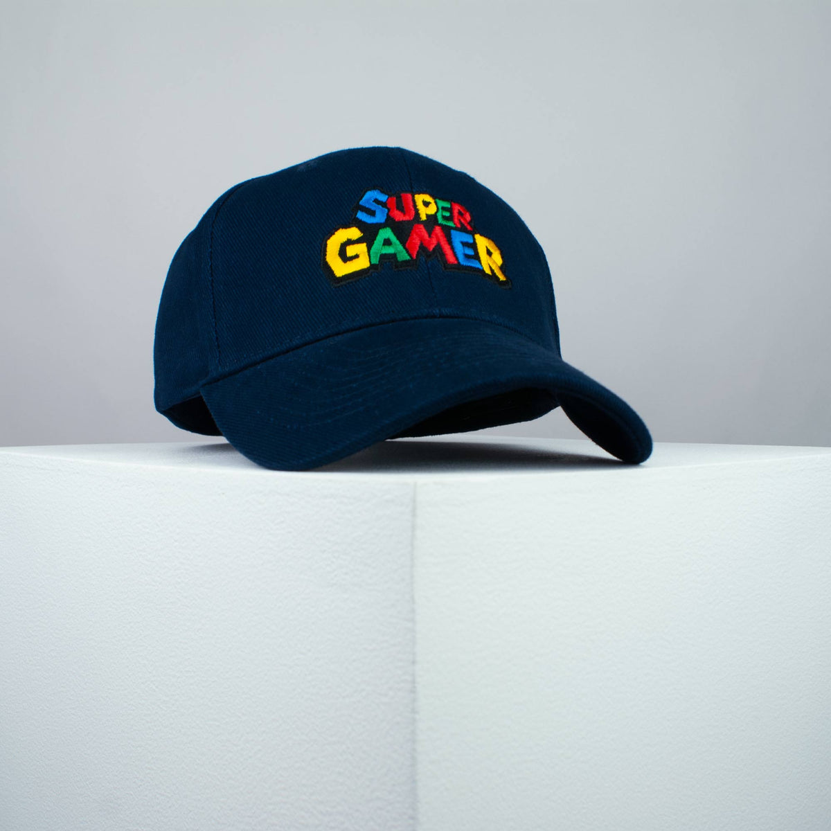 Super gamer / Mario embroidered baseball cap (8 hat colours) / SNES / nintendo / N64 / gameboy / gaming / gamer / super mario / embroidery / patch / dad / hat / cap / clothing // Hatty Hats / iron on patch / dad hat embroidered patch / badge / applique / embroidered / punk patches / trucker hat / snapback / caps / dad hats / baseball hat / mens hat / womens hat / embroidered hat / dad cap / embroidered cap 1