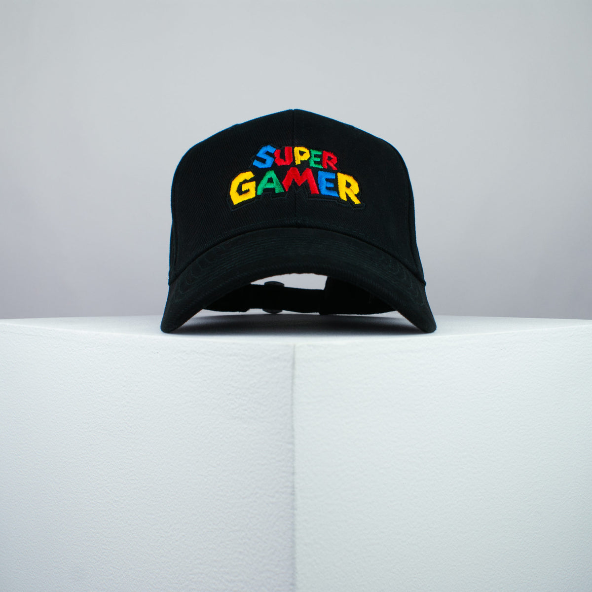 Super gamer / Mario embroidered baseball cap black / SNES / nintendo / N64 / gameboy / gaming / gamer / super mario / embroidery / patch / dad / hat / cap / clothing // Hatty Hats / iron on patch / dad hat embroidered patch / badge / applique / embroidered / punk patches / trucker hat / snapback / caps / dad hats / baseball hat / mens hat / womens hat / embroidered hat / dad cap / embroidered cap