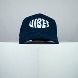 Vibes embroidered baseball cap navy / meme / good / festival / hippie / embroidery / patch / hat / dad hat / cap / iron on patch / embroidered patch / badge / applique / embroidered / punk patches / trucker hat / snapback / caps / dad hats / baseball hat / mens hat / womens hat / embroidered hat / dad cap / embroidered cap