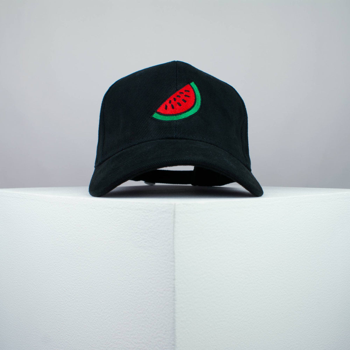 Watermelon embroidered baseball cap black / melon / summer / fruit / vegan / embroidery / patch / hat / dad hat / cap / iron on patch / embroidered patch / badge / applique / embroidered / punk patches / trucker hat / snapback / caps / dad hats / baseball hat / mens hat / womens hat / embroidered hat / dad cap / embroidered cap