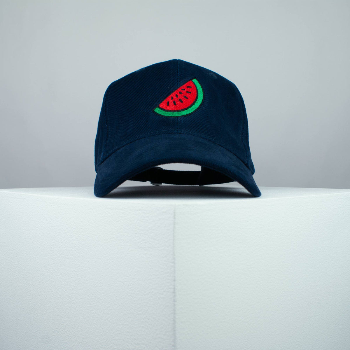 Watermelon embroidered baseball cap navy / melon / summer / fruit / vegan / embroidery / patch / hat / dad hat / cap / iron on patch / embroidered patch / badge / applique / embroidered / punk patches / trucker hat / snapback / caps / dad hats / baseball hat / mens hat / womens hat / embroidered hat / dad cap / embroidered cap