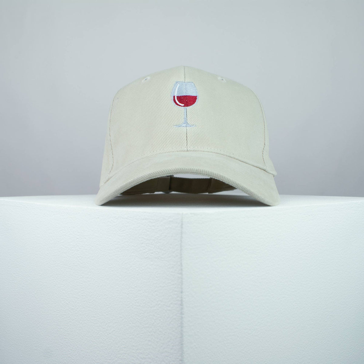 Wine Glass embroidered baseball cap beige / bottle /glasses / wedding / bridesmaid / embroidery / patch / hat / dad hat / cap / iron on patch / embroidered patch / badge / applique / embroidered / punk patches / trucker hat / snapback / caps / dad hats / baseball hat / mens hat / womens hat / embroidered hat / dad cap / embroidered cap