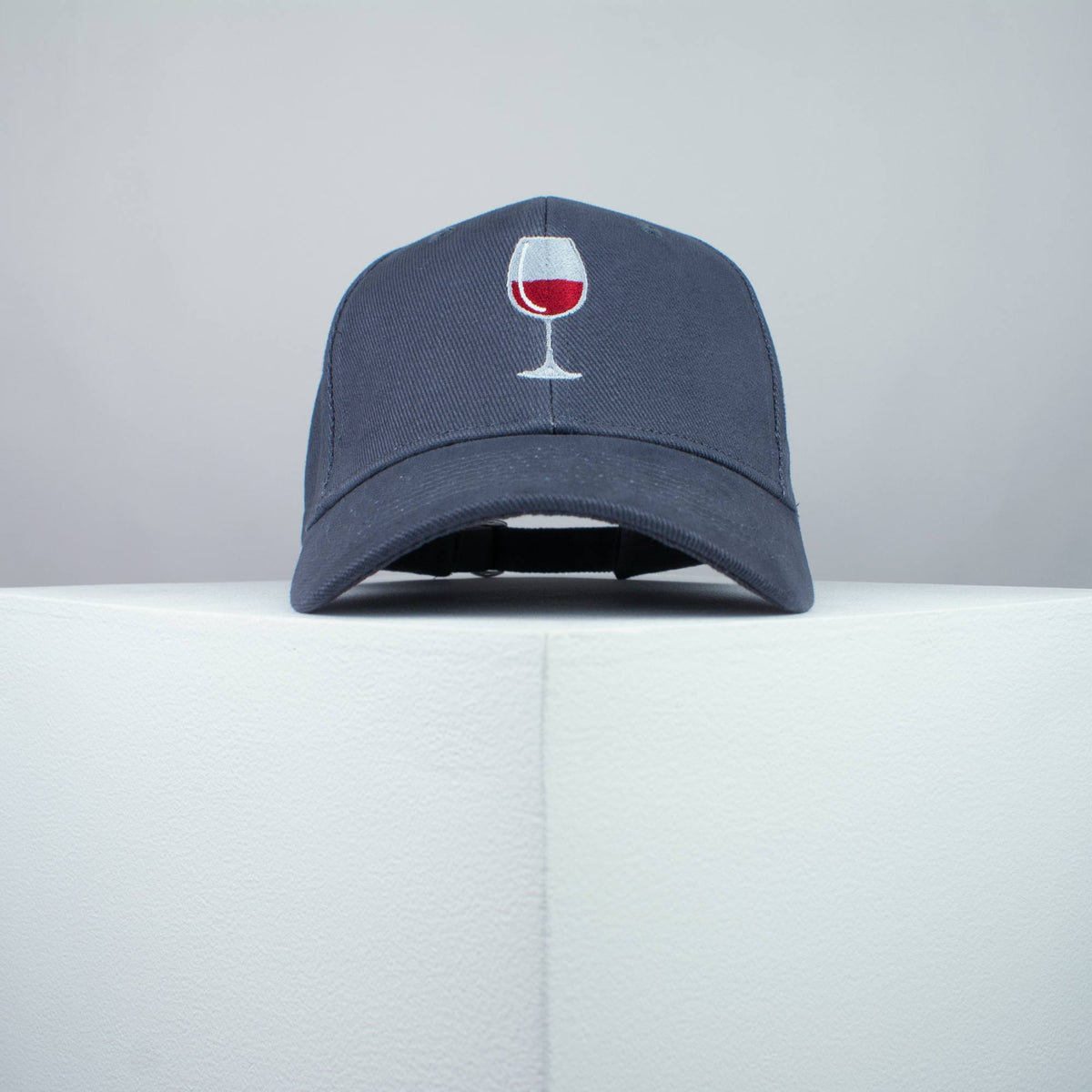 Wine Glass embroidered baseball cap grey / bottle /glasses / wedding / bridesmaid / embroidery / patch / hat / dad hat / cap / iron on patch / embroidered patch / badge / applique / embroidered / punk patches / trucker hat / snapback / caps / dad hats / baseball hat / mens hat / womens hat / embroidered hat / dad cap / embroidered cap